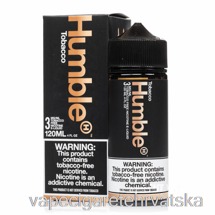 Vape Hrvatska Tobacco - Humble Juice Co. - 120 Ml 3 Mg